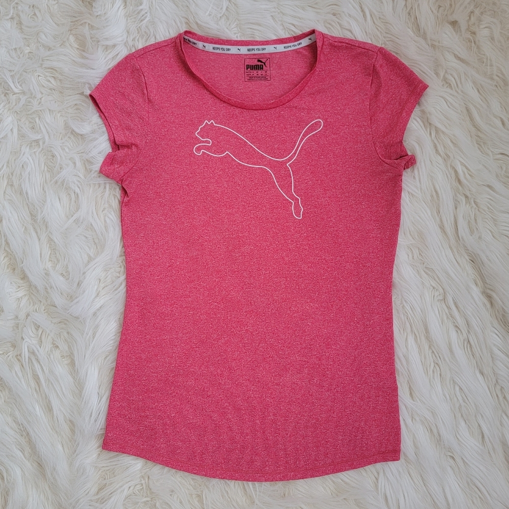 NEW - Puma ACTIVE LOGO HEATHER TEE